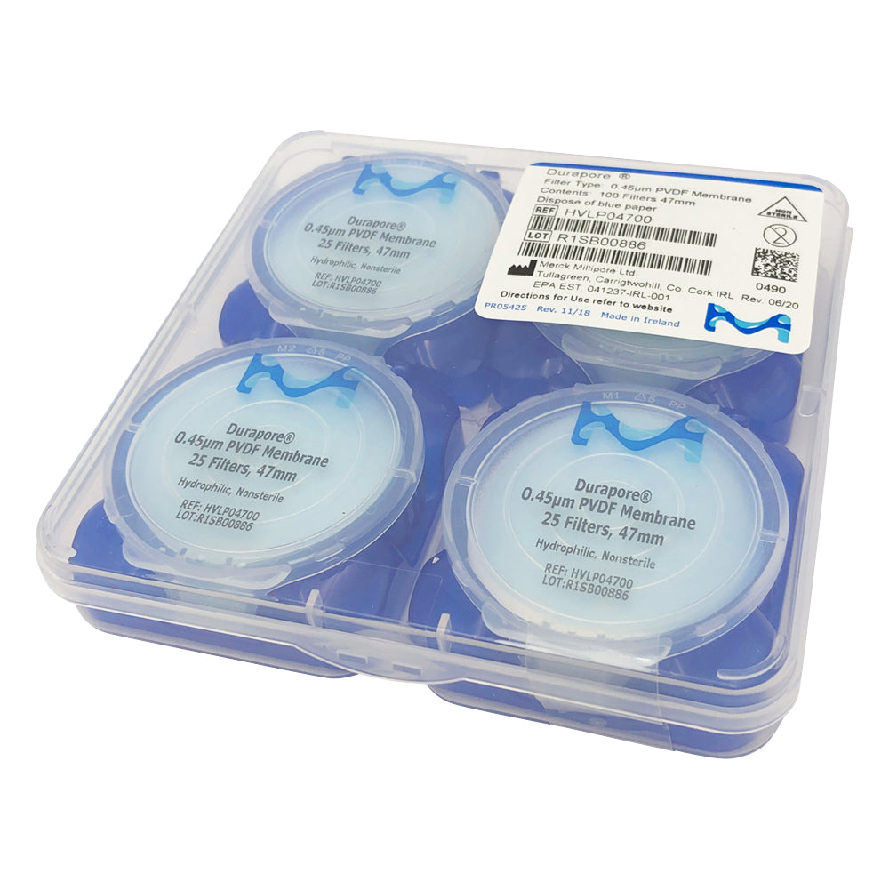 デュラポア(R) メンブレン(親水性) 0.45μm×φ47mm 100枚入 HVLP04700 1箱(100枚入)