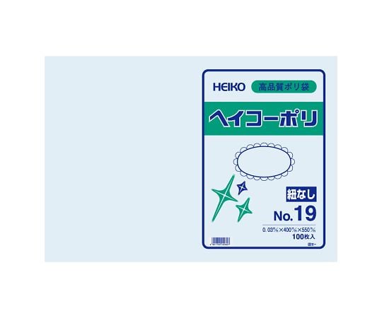 HEIKO 폴리에틸렌봉투 400×550 두께 0.03mm 1봉(100장입) No.19 1봉(100장입)