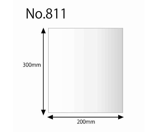HEIKO ポリエチレン袋 200×300 厚み0.08mm 1袋(50枚入) No.811 1袋(50枚入)
