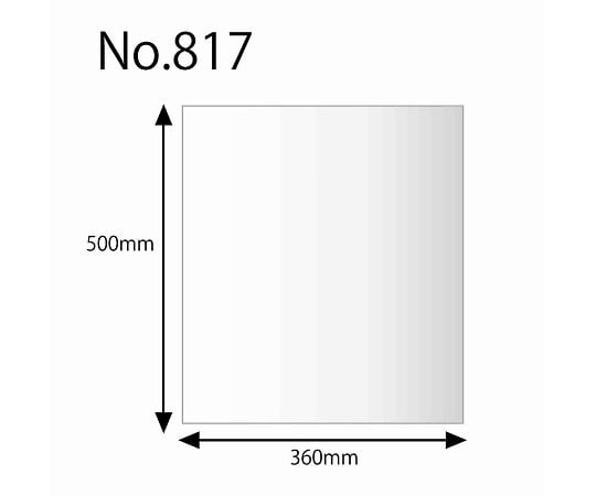 HEIKO 폴리에틸렌봉투 360×500 두께 0.08mm 1봉(50장입) No.817 1봉(50장입)