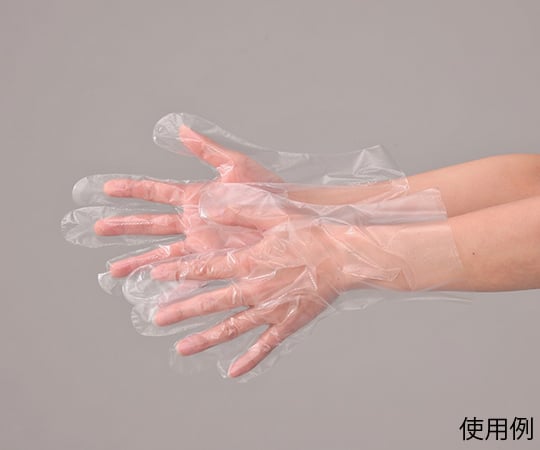 ポリエチレン手袋 100枚入 半透明 M No.304 M 1袋(100枚入)