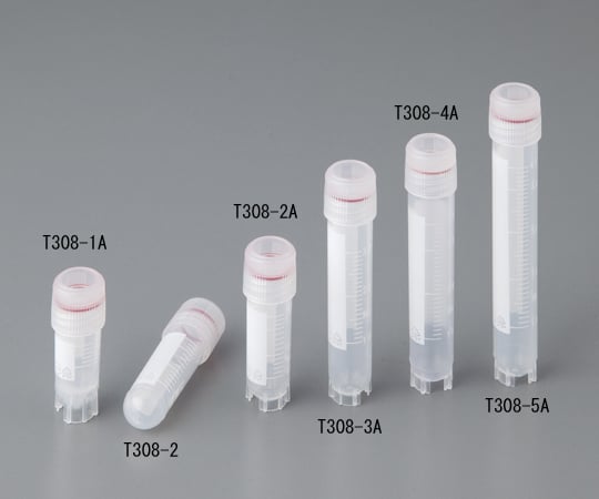Cryovial 2.0mL (outer screw, self-supporting) 1 box (100 pieces x 10 bags) T308-2A 1 box (100 pieces x 10 bags)