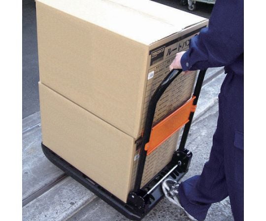 Plastic Cart Cartio (Steel Handle Type) Folding 780X490 White No Brake MPK-720-W 1 Unit