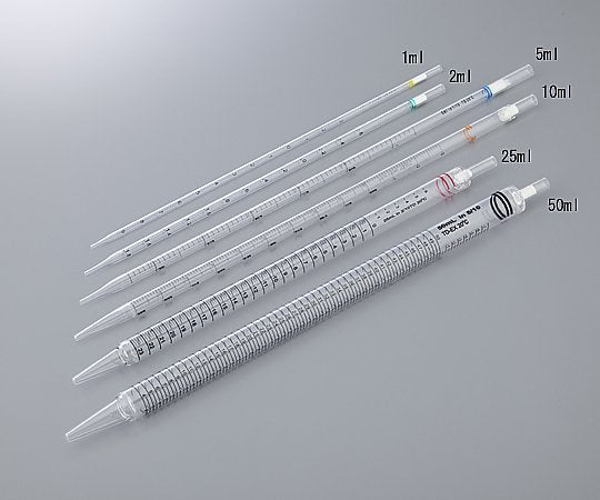 Violamo Disposable Pipettes Plastic Packaging 25mL 150 Pipettes (Individually Packed) 1 Box (50 Pipettes x 3 Bags)
