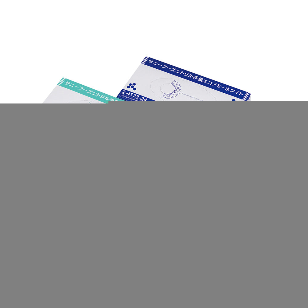 Sunny Foods Nitrile Gloves Economy White Medium 100 pieces 3.5g white box 1 box (100 pieces)