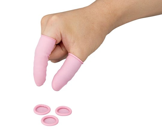 아즈퓨아 대전 방지 손가락 삭 핑크 롤 타입 M 28800개 1상자(1440개×20봉입)