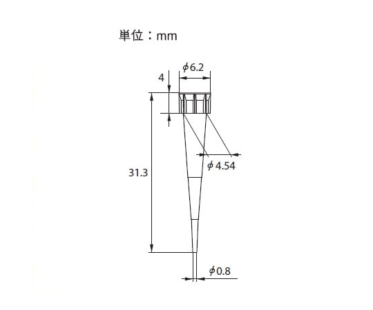 Friend Tip 0.1-10μL 1000 pieces 0K-ETS-UT 1 bag (1000 pieces)