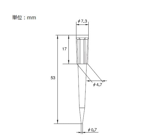 Friend Tip 2-200μL 1000 pieces 0K-ETS-SG 1 bag (1000 pieces)