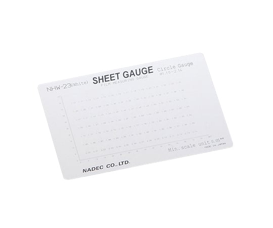 Microscope scale (sheet gauge) Circle gauge NHW-23 (white) 1 piece