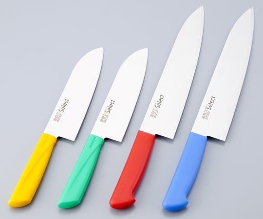 Colored knife Santoku knife Yellow 1 piece