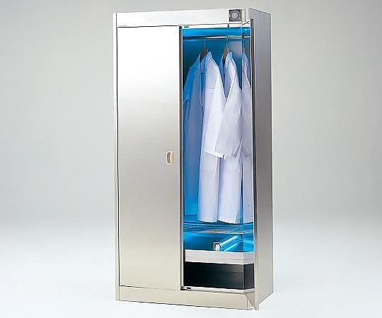 紫外線殺菌ロッカー(ステンレス仕様) 着衣用 W-02FN 1台