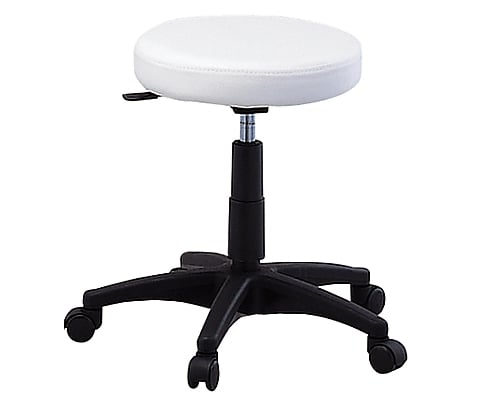 라운드 의자 DX 화이트 GS010-VWH 1 다리