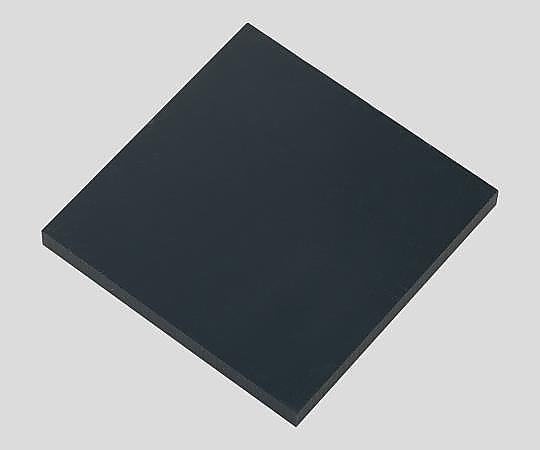 ABS resin plate, black, 3mm x 100mm x 100mm, 1 sheet