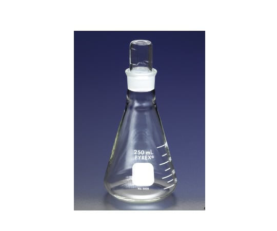 共通摺合せ栓付三角フラスコ 250mL 5020-250 1個