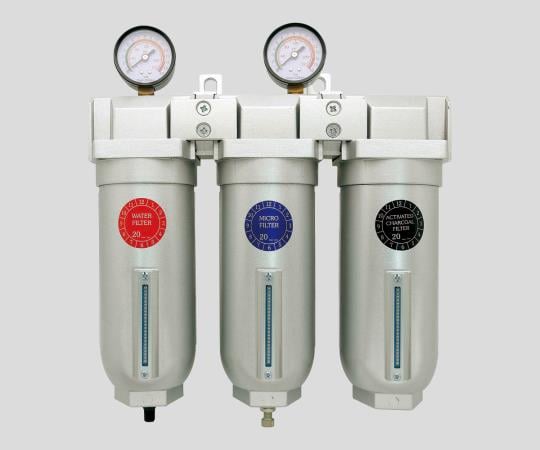 エアーフィルター 5μm+0.01μm+活性炭フィルター SA-2354A 1台