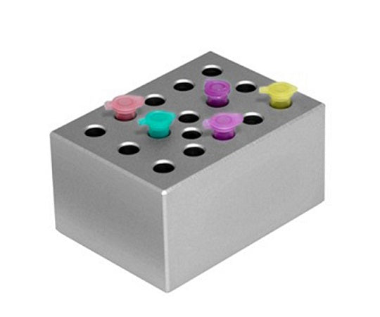 Cool Block Bath (for Beads and Water Baths) Half Block for 1.5mL or 2.0mL Tubes (15 pieces) MC-B1.5H 1 piece