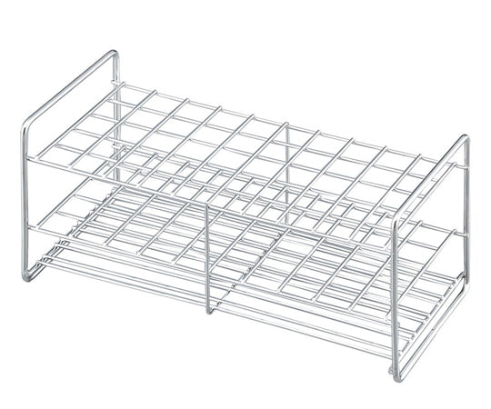 Stainless steel test tube rack, arrangement: 5 x 10, size: □40mm, 38-50L, 1 unit