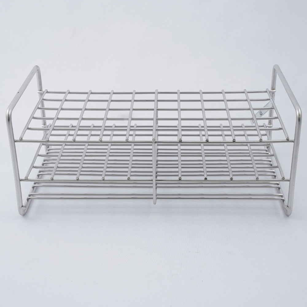 ステンレス試験管立 配列:5×10 サイズ:□17mm 15‐50L 1台