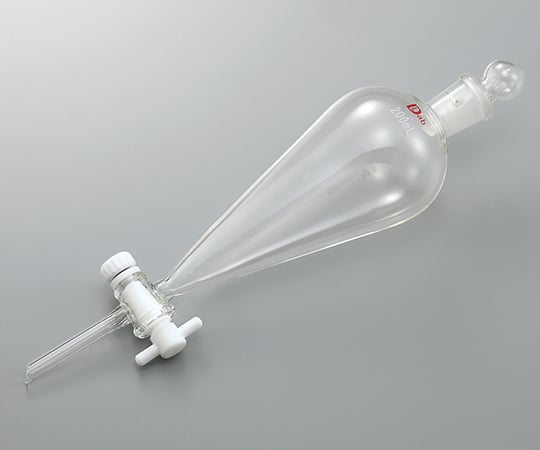 Separating funnel, skive type, with PTFE cock, 500mL, 1 piece