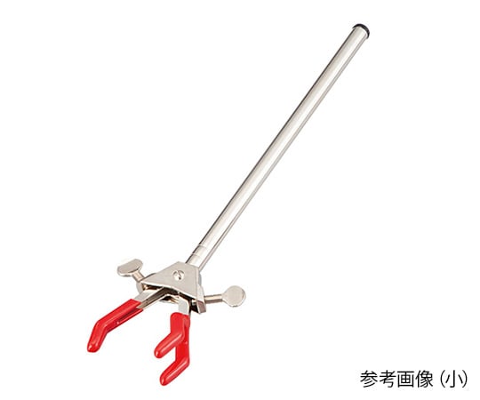 Double-opening clamp (vinyl-coated) long handle, small, 1 pc.