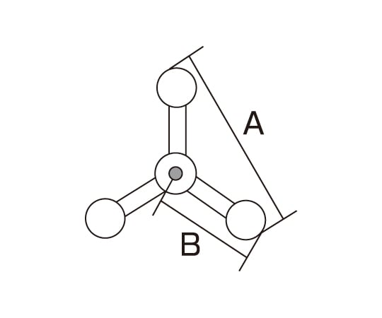 Three-legged stand (with support) Medium 1 unit