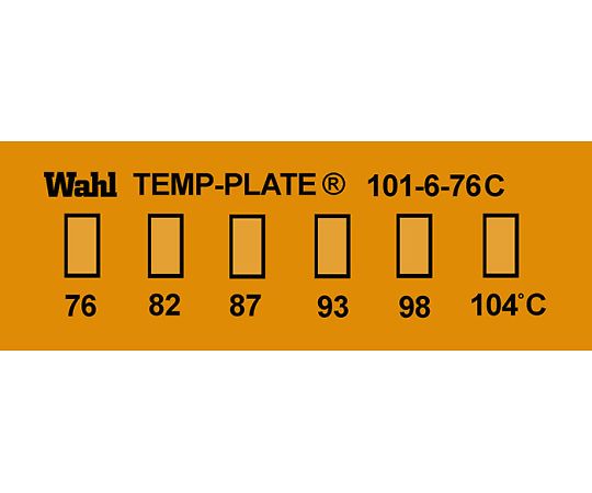 진공용 템프 플레이트(불가역성) 6점 표시 1상자(10장입) 101-6V-076 1상자(10장입)