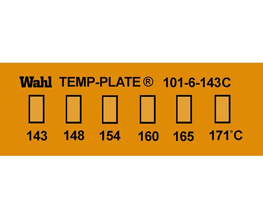 진공용 템프 플레이트(불가역성) 6점 표시 1상자(10장입) 101-6V-143 1상자(10장입)