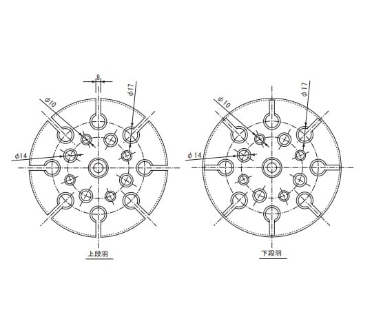 Pipette stand with cover PT-4 type 1 piece