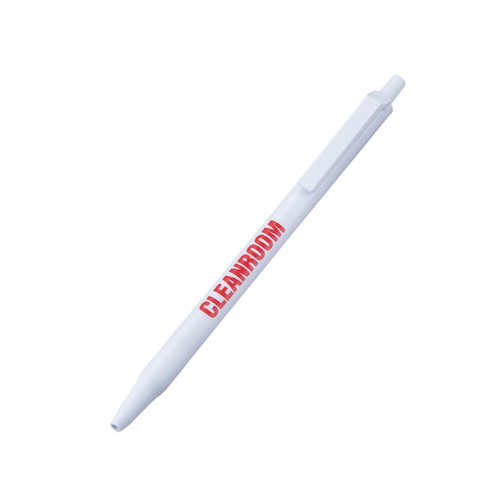 클린 룸 펜(클릭 타입) 레드 10개입 76403-338 1봉(10개입)
