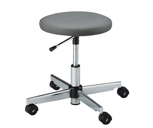 Antistatic chair for clean rooms (Class 100 compatible) without ring, black, CR-83B, 1 piece