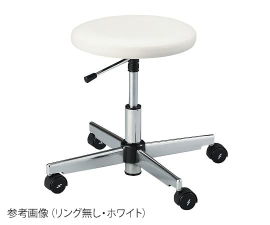 Antistatic chair for clean rooms (Class 100 compatible) without ring, white, CR-83W, 1 piece