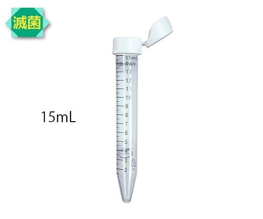 Centrifuge tubes (flip cap) γ-ray sterilized 15mL 25 tubes x 20 bags 75845-208 1 case (25 tubes x 20 bags)