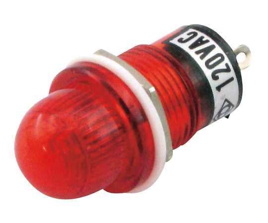 ネオン球(抵抗内蔵型) 赤 WTN-10-1287RD 1個