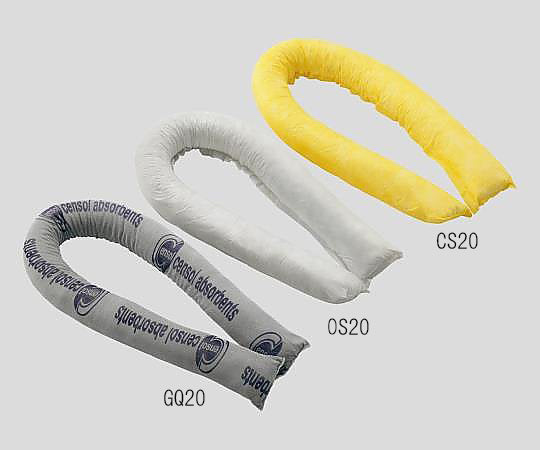 Liquid absorbent socks for water, oil, and solvents 1 bag (20 pieces) GQ20 1 bag (20 pieces)