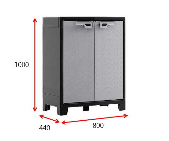 플라스틱 캐비닛(Titan)(하단, 양 열림) 9762000 0270 15 1대