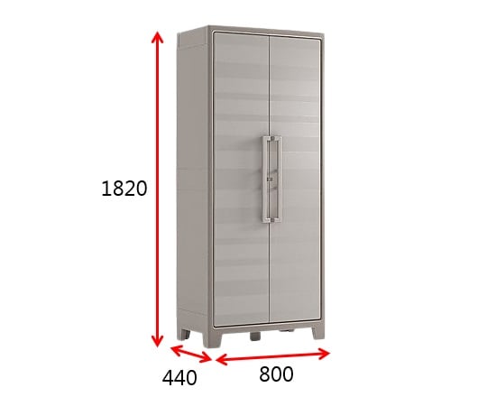 プラスチックキャビネット(Guliver)(トールマルチスペース、両開き) 9751000 0462 14 1台