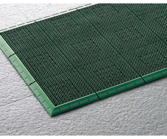 屋外用マット(エバックサンステップマット) #3 緑 F131-3 1枚