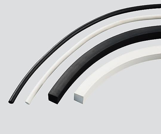 Chloroprene rubber cord, square, black, 10mm x 10mm, square-black-10x10, 1m