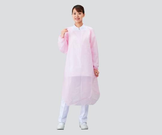 SFポリエチエプロン(袖付) ピンク 1箱(10枚入) 1箱(10枚入)