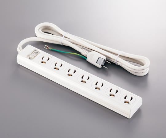 OAタップ コード2m コンセント7個口(3芯) SK-7T3L02W 1個