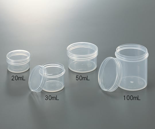 プラ壺(透明) 100mL 1箱(50個入) 10167 1箱(50個入)