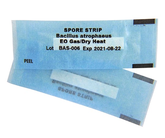 Biological Indicator (Mesa Labs) EOG Gas Sterilized B.atrophaeus 10^6 100 Sheets 1-6100 1 Box (100 Sheets)