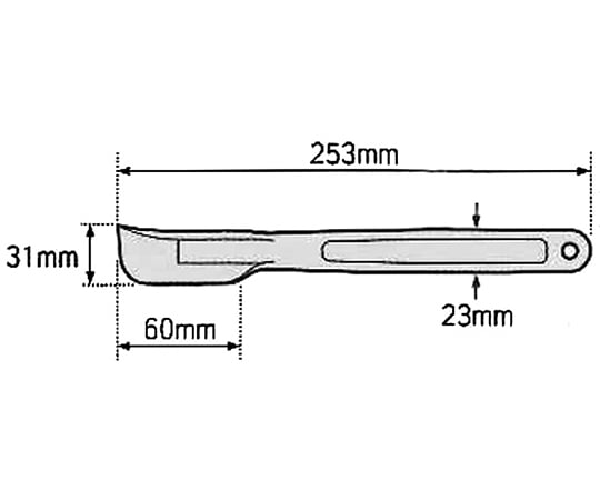 실리콘 클린 헤라(MP 후즈) 60×253 mm 파랑 MP-CH-S 1개
