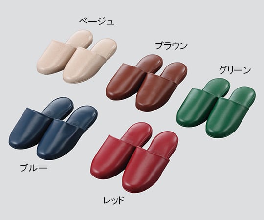 抗菌ビニールスリッパ グリーン 348553 1足