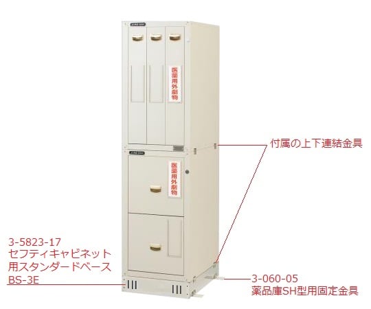 セフティキャビネット用スタンダードベース BS-5E 1台