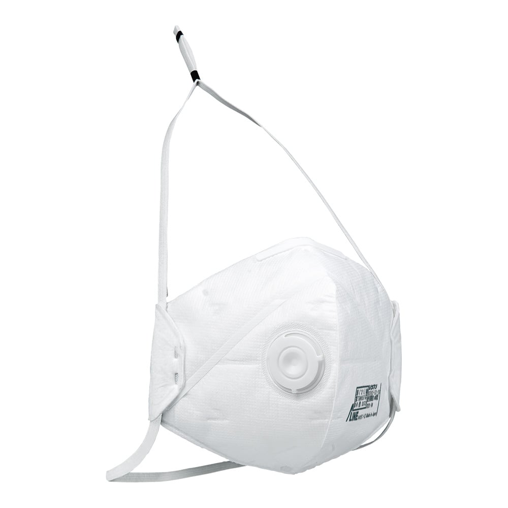 Disposable dust mask/bi-fold/with exhaust valve/10 pieces/1 bag/DS2 DD02V-S2-2K 1 bag (10 pieces)