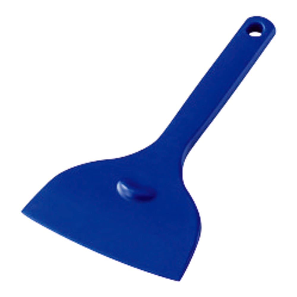 シリコンヘラ シリコンサラクリーナー 青 1個