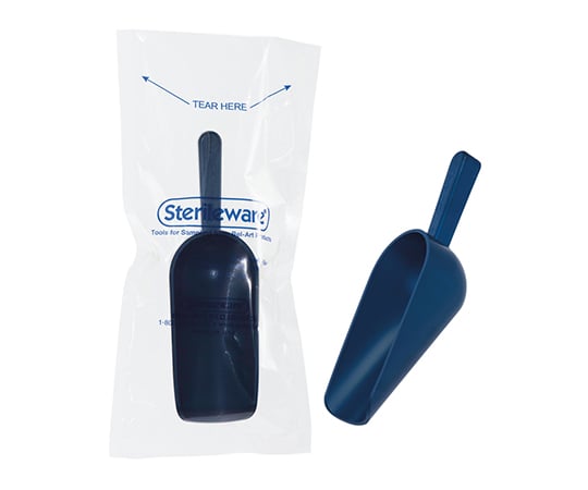 滅菌サンプリングスコップ 金属探知反応タイプ 250mL 1箱(100個入) H36906-0006 1箱(100個入)