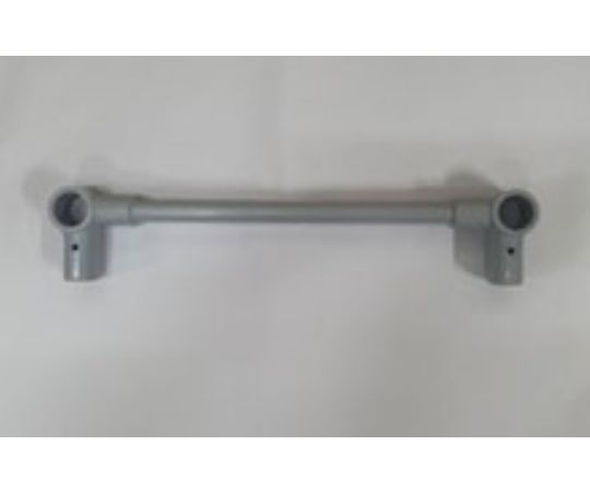 Shelving 2-way connector, ABS, grey, 1 piece