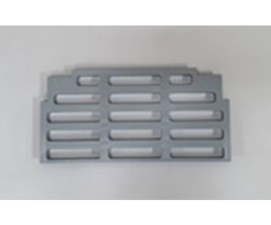 コンフォートシェルフ用シェルビング棚板切欠きプレート ミニ PP製 グレー 1個